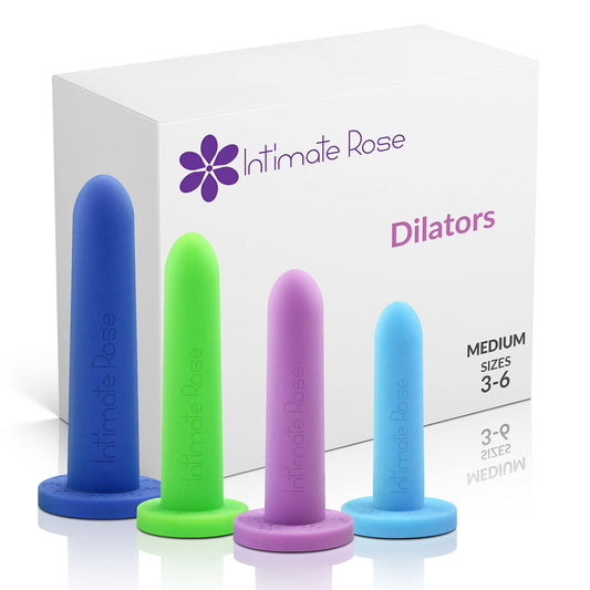 Medium Silicone Vaginal Dilators - 3-6 sizes